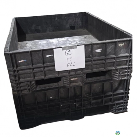 Pallet Containers For Sale: Used 65x48x17 Fixed Wall Containers Indiana In Indiana - image 1 Pallet Containers For Sale: Used 65x48x17 Fixed Wall Containers Indiana In Indiana - image 1