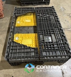 Pallet Containers For Sale: Used 70x48x34 1-Hatch Wingwall Collapsible Bulk Containers Indiana In Indiana - image 5 Pallet Containers For Sale: Used 70x48x34 1-Hatch Wingwall Collapsible Bulk Containers Indiana In Indiana - image 5