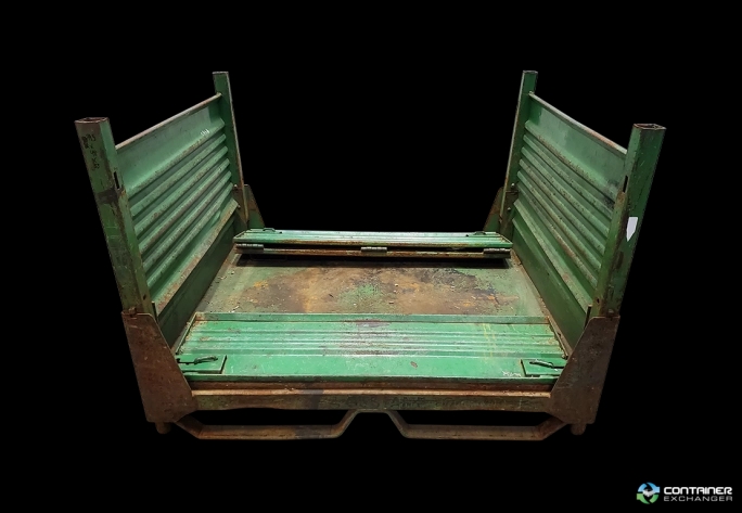 Metal Bins For Sale: Used 48 x 44.5 x 33 Collapsible Metal Bins Ohio In Ohio - image 4 Metal Bins For Sale: Used 48 x 44.5 x 33 Collapsible Metal Bins Ohio In Ohio - image 4