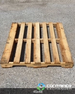Wood Pallets For Sale: Used 45x48x4.5 Wood Pallets Heat Treated with 4 Way Entry Ontario In Ontario - image 3 Wood Pallets For Sale: Used 45x48x4.5 Wood Pallets Heat Treated with 4 Way Entry Ontario In Ontario - image 3