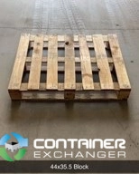 Wood Pallets For Sale: Used 44x35.5x4.5 Block Wood Pallets Heat Treated with 4 Way Entry Ontario In Ontario - image 2 Wood Pallets For Sale: Used 44x35.5x4.5 Block Wood Pallets Heat Treated with 4 Way Entry Ontario In Ontario - image 2