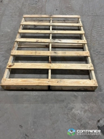 Wood Pallets For Sale: Used 62x45x4.5 Wood Pallets Heat Treated with 4 Way Entry Ontario In Ontario - image 2 Wood Pallets For Sale: Used 62x45x4.5 Wood Pallets Heat Treated with 4 Way Entry Ontario In Ontario - image 2