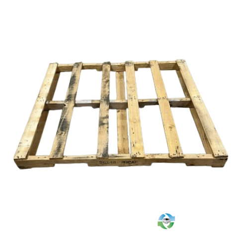Wood Pallets For Sale: Used 56x48x4.5 Wood Pallets Heat Treated with 4 Way Entry Ontario In Ontario - image 1 Wood Pallets For Sale: Used 56x48x4.5 Wood Pallets Heat Treated with 4 Way Entry Ontario In Ontario - image 1