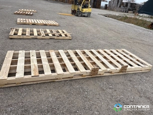 Wood Pallets For Sale: Used 152x48x4.5 Heavy Duty Wood Pallets Heat Treated with 4 Way Entry Ontario In Ontario - image 2 Wood Pallets For Sale: Used 152x48x4.5 Heavy Duty Wood Pallets Heat Treated with 4 Way Entry Ontario In Ontario - image 2