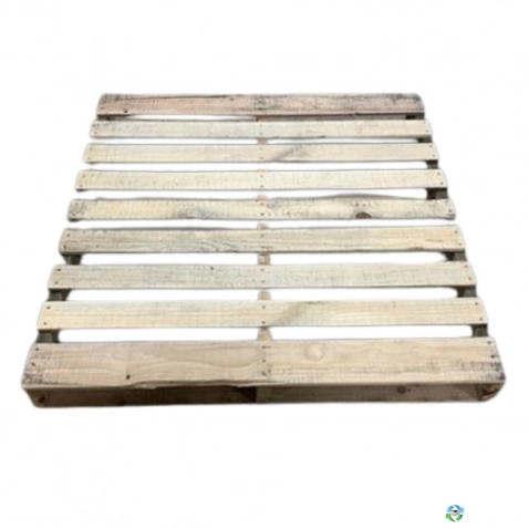 Wood Pallets For Sale: Used 48x45x4.5 Wood Pallets Heat Treated with 4 Way Entry Ontario In Ontario - image 1 Wood Pallets For Sale: Used 48x45x4.5 Wood Pallets Heat Treated with 4 Way Entry Ontario In Ontario - image 1