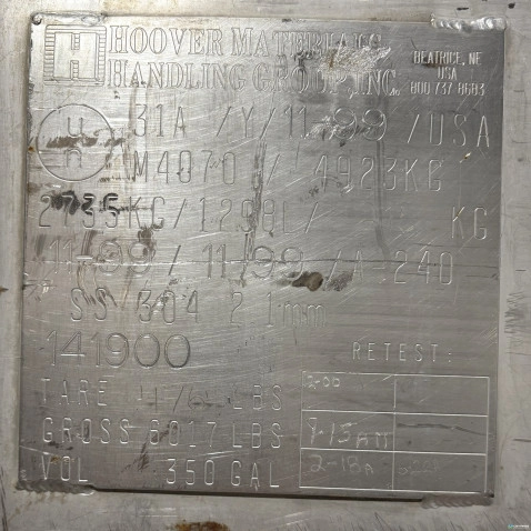 IBC Totes For Sale: Stainless Steel IBC Totes – 300 & 350 Gallon – UN Rated (1263) In Quebec - image 2 IBC Totes For Sale: Stainless Steel IBC Totes – 300 & 350 Gallon – UN Rated (1263) In Quebec - image 2