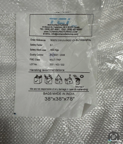 Bulk Bags - FIBC For Sale: FIBC / big bags / Super Sack / Quebec Canada In Quebec - image 1 Bulk Bags - FIBC For Sale: FIBC / big bags / Super Sack / Quebec Canada In Quebec - image 1