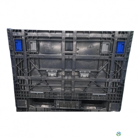 Pallet Containers For Sale: Brand New Orbis 4548-34 All Black Swirl Units (2) Drop Doors Ohio In Ohio - image 1 Pallet Containers For Sale: Brand New Orbis 4548-34 All Black Swirl Units (2) Drop Doors Ohio In Ohio - image 1