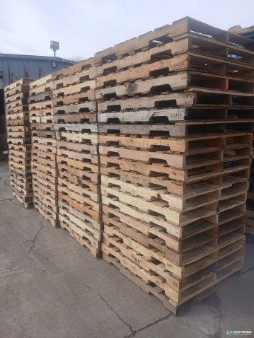 Wood Pallets For Sale: New 48x40x4 Wood Pallets with 4 Way Entry Ohio In Ohio - image 1 Wood Pallets For Sale: New 48x40x4 Wood Pallets with 4 Way Entry Ohio In Ohio - image 1