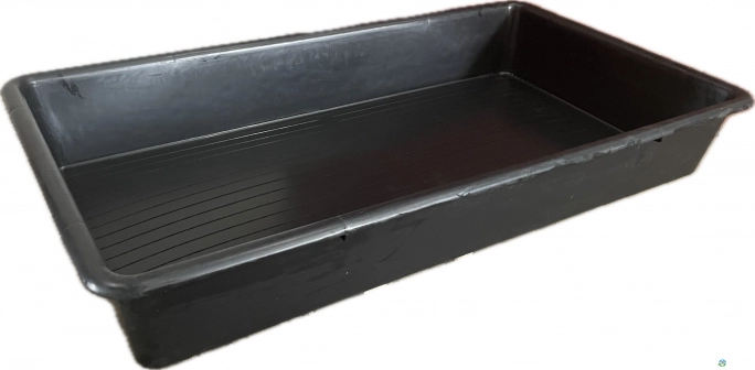 Nesting Totes For Sale: USED 39.5x21.5x6 Heavy Duty Plastic Nesting Trays Black Mississippi In Mississippi - image 1 Nesting Totes For Sale: USED 39.5x21.5x6 Heavy Duty Plastic Nesting Trays Black Mississippi In Mississippi - image 1
