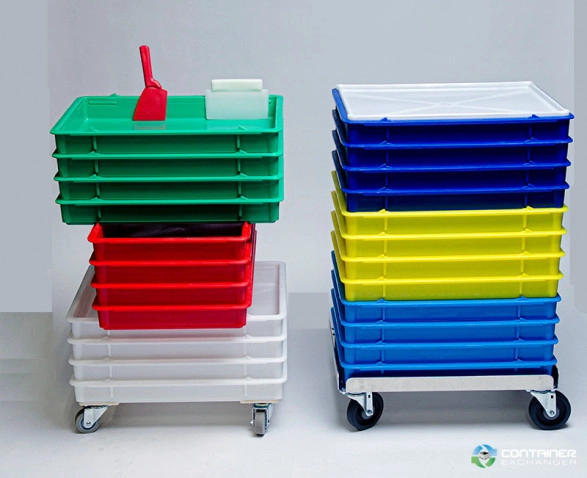 Food Totes & Trays For Sale: New 26x18x3 Food Totes Pennsylvania and Massachusetts In Pennsylvania - image 5 Food Totes & Trays For Sale: New 26x18x3 Food Totes Pennsylvania and Massachusetts In Pennsylvania - image 5