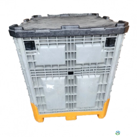 Pallet Containers For Sale: Used Buckhorn 40x48x46 Collapsible Bulk Container No Drop Door Indiana In Indiana - image 1 Pallet Containers For Sale: Used Buckhorn 40x48x46 Collapsible Bulk Container No Drop Door Indiana In Indiana - image 1