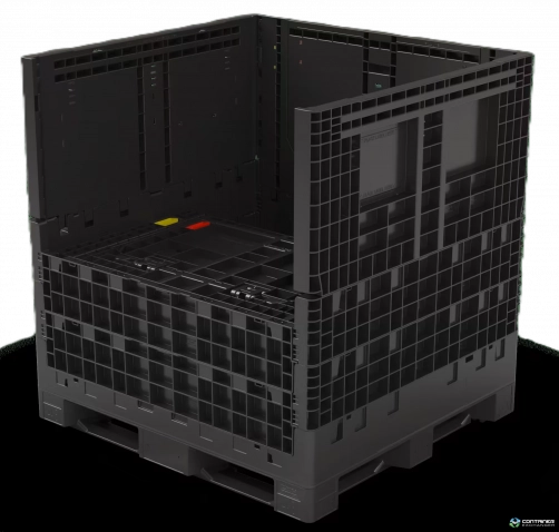 Pallet Containers For Sale: New Black Monoflo 45x48x50 (2) Drop Doors In Ohio - image 3 Pallet Containers For Sale: New Black Monoflo 45x48x50 (2) Drop Doors In Ohio - image 3