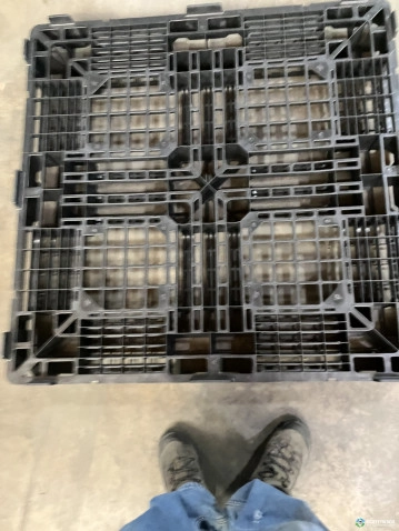 Plastic Pallets For Sale: Used 44x44x3 Plastic Pallets with 2-Way Entry South Carolina In South Carolina - image 3 Plastic Pallets For Sale: Used 44x44x3 Plastic Pallets with 2-Way Entry South Carolina In South Carolina - image 3