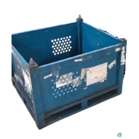 Metal Bins For Sale: Used 36x32x23 Rigid Metal Bins In Indiana - image 1 Metal Bins For Sale: Used 36x32x23 Rigid Metal Bins In Indiana - image 1