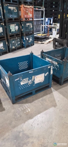 Metal Bins For Sale: Used 36x32x23 Rigid Metal Bins In Indiana - image 2 Metal Bins For Sale: Used 36x32x23 Rigid Metal Bins In Indiana - image 2