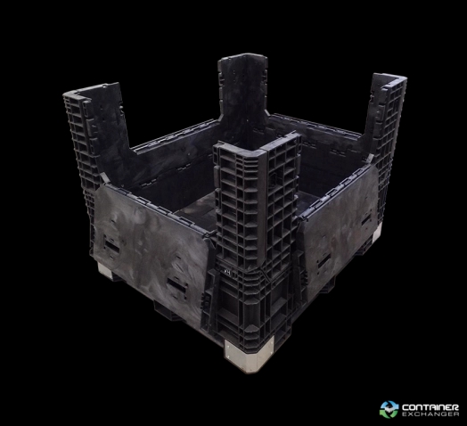 Pallet Containers For Sale: Used Buckhorn 57x47x44 Collapsible Bulk Containers 4 Drop Doors Mississippi In Mississippi - image 3 Pallet Containers For Sale: Used Buckhorn 57x47x44 Collapsible Bulk Containers 4 Drop Doors Mississippi In Mississippi - image 3