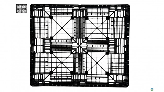 Plastic Pallets For Sale: NEW 47x39x5 Lightweight Plastic Pallet, 4-way entry Texas In Texas - image 2 Plastic Pallets For Sale: NEW 47x39x5 Lightweight Plastic Pallet, 4-way entry Texas In Texas - image 2