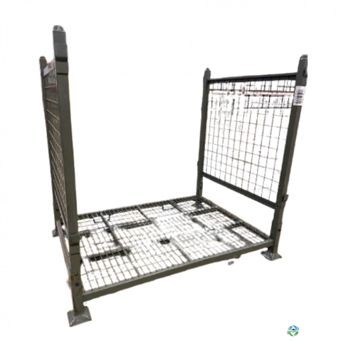 Stack Racks For Sale: USED 56x77"x71"OAH (64" Clear) Stack Racks w/Wire Mesh Sides Ohio In Ohio - image 1 Stack Racks For Sale: USED 56x77"x71"OAH (64" Clear) Stack Racks w/Wire Mesh Sides Ohio In Ohio - image 1