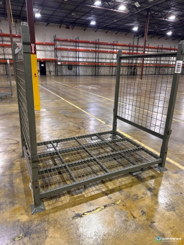 Stack Racks For Sale: USED 56x77"x71"OAH (64" Clear) Stack Racks w/Wire Mesh Sides Ohio In Ohio - image 5 Stack Racks For Sale: USED 56x77"x71"OAH (64" Clear) Stack Racks w/Wire Mesh Sides Ohio In Ohio - image 5