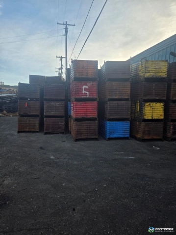 Metal Bins For Sale: Used 53x37x32 Rigid Metal Bins Michigan In Michigan - image 1 Metal Bins For Sale: Used 53x37x32 Rigid Metal Bins Michigan In Michigan - image 1