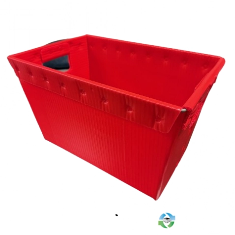 Stack & Nest Totes For Sale: New 17" x 11.125" x 10.25" Red Nesting Totes Tennessee and Minnesota In Tennessee - image 1 Stack & Nest Totes For Sale: New 17" x 11.125" x 10.25" Red Nesting Totes Tennessee and Minnesota In Tennessee - image 1