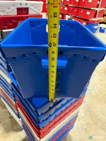 Nesting Totes For Sale: Used 18.5x13.5x11.5 Plastic Totes Arkansas In Arkansas - image 3 Nesting Totes For Sale: Used 18.5x13.5x11.5 Plastic Totes Arkansas In Arkansas - image 3