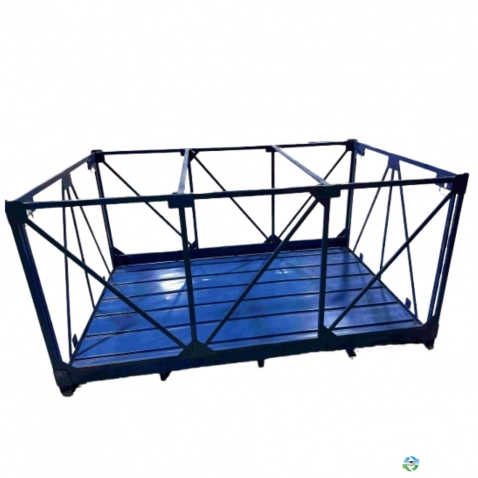 Metal Bins For Sale: Slightly Used 90x59x44.5 Collapsible Metal Bins Ohio In Ohio - image 1 Metal Bins For Sale: Slightly Used 90x59x44.5 Collapsible Metal Bins Ohio In Ohio - image 1