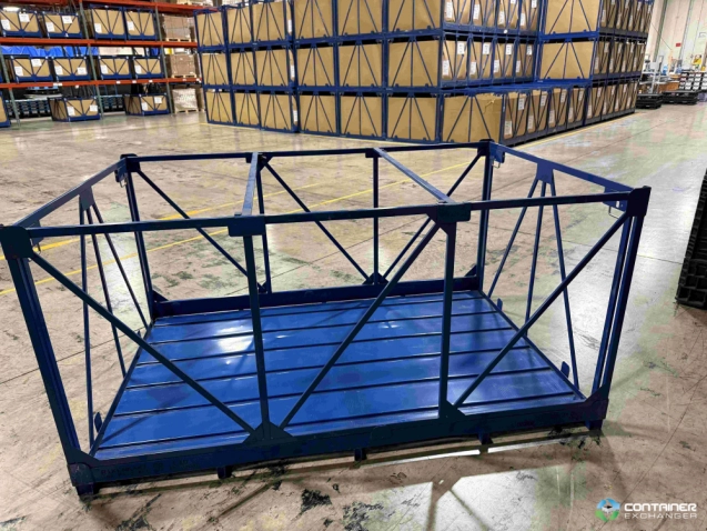Metal Bins For Sale: Slightly Used 90x59x44.5 Collapsible Metal Bins Ohio In Ohio - image 3 Metal Bins For Sale: Slightly Used 90x59x44.5 Collapsible Metal Bins Ohio In Ohio - image 3