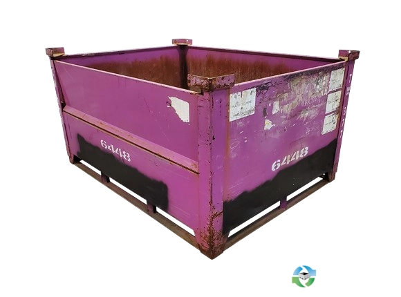 Metal Bins For Sale: Used 64x48x34 Steel Tub 1 Drop Door Metal Bins Ohio In Ohio - image 2 Metal Bins For Sale: Used 64x48x34 Steel Tub 1 Drop Door Metal Bins Ohio In Ohio - image 2