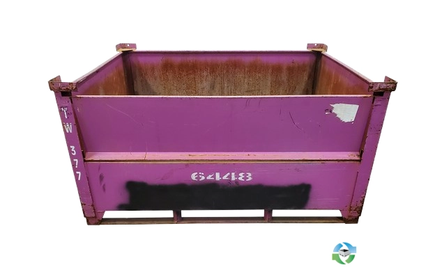 Metal Bins For Sale: Used 64x48x34 Steel Tub 1 Drop Door Metal Bins Ohio In Ohio - image 4 Metal Bins For Sale: Used 64x48x34 Steel Tub 1 Drop Door Metal Bins Ohio In Ohio - image 4
