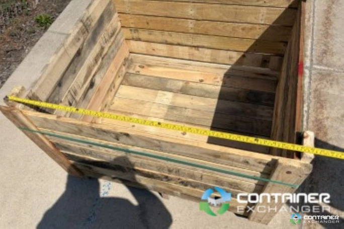 Wood Crates For Sale: Refurbished 37x42x28 Nestable Wood Crates with Detached Lid Included Michigan In Michigan - image 4 Wood Crates For Sale: Refurbished 37x42x28 Nestable Wood Crates with Detached Lid Included Michigan In Michigan - image 4