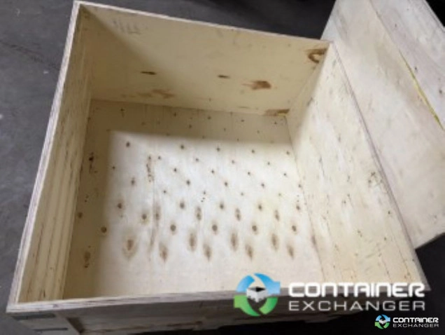Wood Crates For Sale: Used 36x36x17.75 Wood Crates Detached Lid Included Michigan In Michigan - image 2 Wood Crates For Sale: Used 36x36x17.75 Wood Crates Detached Lid Included Michigan In Michigan - image 2