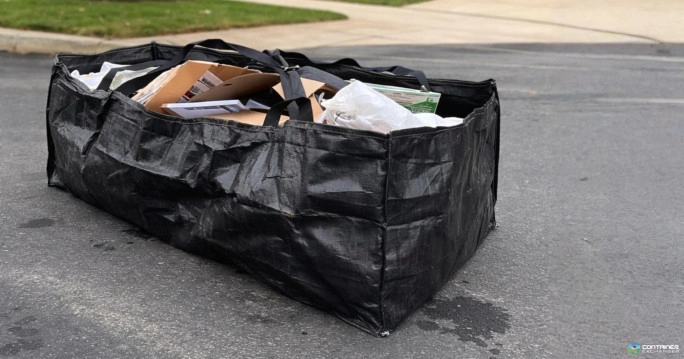 Bulk Bags - FIBC For Sale: New 49x94x41 Open Top, Flat Bottom Black Bulk Bags Ohio In Ohio - image 2 Bulk Bags - FIBC For Sale: New 49x94x41 Open Top, Flat Bottom Black Bulk Bags Ohio In Ohio - image 2