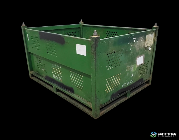 Metal Bins For Sale: Used 64x48x34 Steel Tubs 2 Drop Doors OH In Ohio - image 2 Metal Bins For Sale: Used 64x48x34 Steel Tubs 2 Drop Doors OH In Ohio - image 2