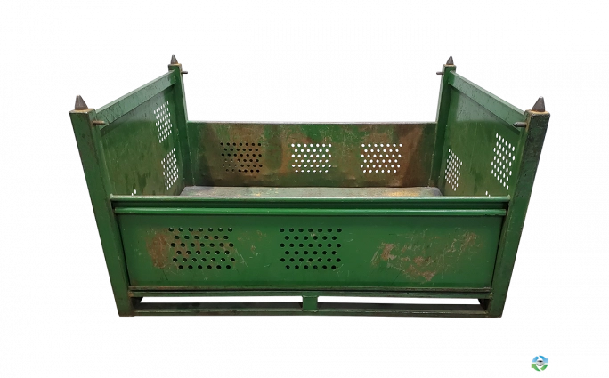 Metal Bins For Sale: Used 64x48x34 Steel Tubs 2 Drop Doors OH In Ohio - image 3 Metal Bins For Sale: Used 64x48x34 Steel Tubs 2 Drop Doors OH In Ohio - image 3
