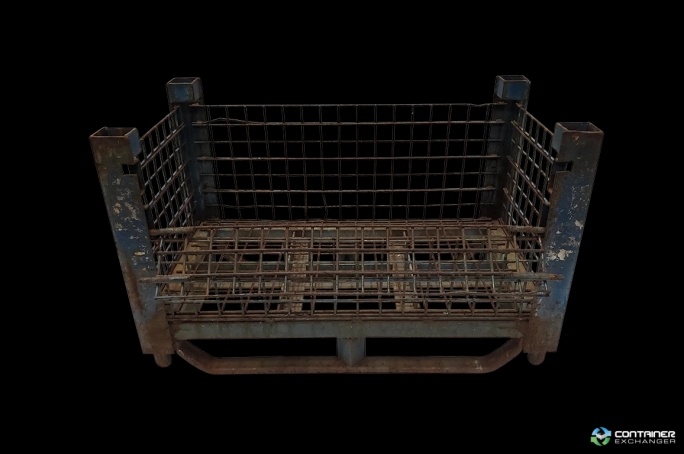Wire Baskets For Sale: Used 38x22x23 Rigid Wire Baskets One drop Doors Ohio In Ohio - image 1 Wire Baskets For Sale: Used 38x22x23 Rigid Wire Baskets One drop Doors Ohio In Ohio - image 1