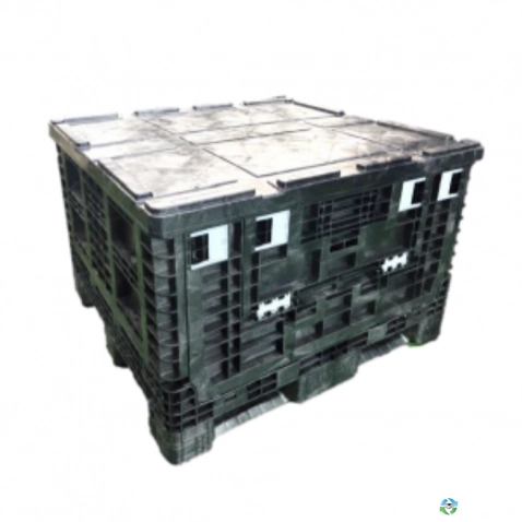Pallet Containers For Sale: New Logisall 44.5x48x34 Collapsible Bulk Container Alabama In Alabama - image 1 Pallet Containers For Sale: New Logisall 44.5x48x34 Collapsible Bulk Container Alabama In Alabama - image 1