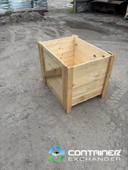 Wood Crates For Sale: Used 38x28.5x30.5 Wood Crate with Detachable Lid Included Michigan In Michigan - image 2 Wood Crates For Sale: Used 38x28.5x30.5 Wood Crate with Detachable Lid Included Michigan In Michigan - image 2
