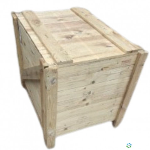 Wood Crates For Sale: Used 38x28.5x30.5 Wood Crate with Detachable Lid Included Michigan In Michigan - image 1 Wood Crates For Sale: Used 38x28.5x30.5 Wood Crate with Detachable Lid Included Michigan In Michigan - image 1