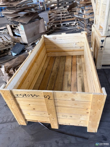 Wood Crates For Sale: Used 78x43x29 Rigid Wood Crates Illinois In Illinois - image 2 Wood Crates For Sale: Used 78x43x29 Rigid Wood Crates Illinois In Illinois - image 2