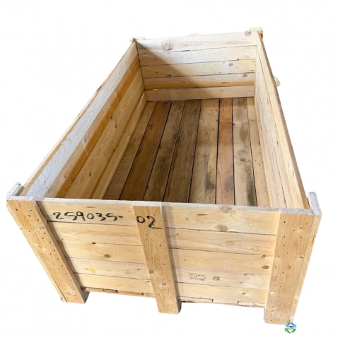 Wood Crates For Sale: Used 78x43x29 Rigid Wood Crates Illinois In Illinois - image 1 Wood Crates For Sale: Used 78x43x29 Rigid Wood Crates Illinois In Illinois - image 1
