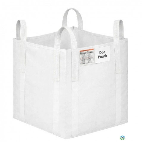 Bulk Bags - FIBC For Sale: New 35x35x50 Open Top Flat Bottom Circular Bulk Bag New Jersey In New Jersey - image 1 Bulk Bags - FIBC For Sale: New 35x35x50 Open Top Flat Bottom Circular Bulk Bag New Jersey In New Jersey - image 1