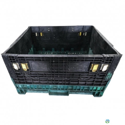 Pallet Containers For Sale: Reconditioned 45x48x25 Mixed Color Pallet Container with 2 Drop Doors Ohio In Ohio - image 1 Pallet Containers For Sale: Reconditioned 45x48x25 Mixed Color Pallet Container with 2 Drop Doors Ohio In Ohio - image 1