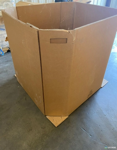 Gaylord Boxes For Sale: Used 46x38x38 3 - Wall Octagon Shaped Gaylord Boxes Georgia In Georgia - image 1 Gaylord Boxes For Sale: Used 46x38x38 3 - Wall Octagon Shaped Gaylord Boxes Georgia In Georgia - image 1
