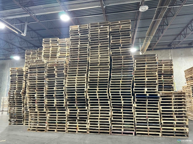 Wood Pallets For Sale: Refurbished 48x40x4 Wood Pallet Grade B with 4 Way Entry Pallets Montana In Montana - image 2 Wood Pallets For Sale: Refurbished 48x40x4 Wood Pallet Grade B with 4 Way Entry Pallets Montana In Montana - image 2