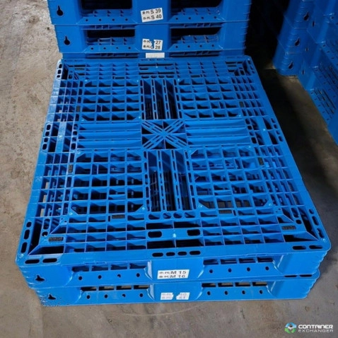 Plastic Pallets For Sale: Used 48x40x5 Stackable Plastic Pallets Tennessee In Tennessee - image 2 Plastic Pallets For Sale: Used 48x40x5 Stackable Plastic Pallets Tennessee In Tennessee - image 2