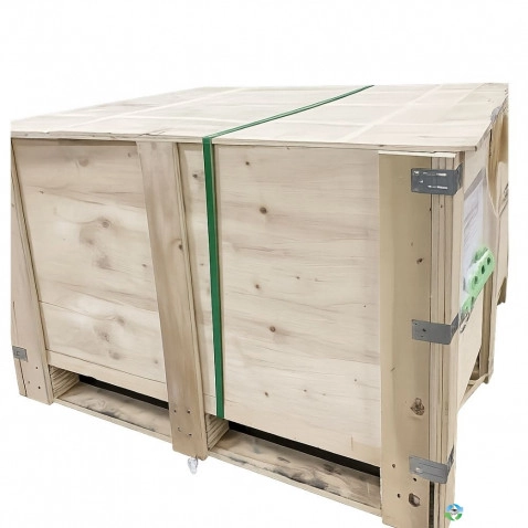 Wood Crates For Sale: Used 43x43x28 Wood Crates with Lids Michigan In Michigan - image 1 Wood Crates For Sale: Used 43x43x28 Wood Crates with Lids Michigan In Michigan - image 1