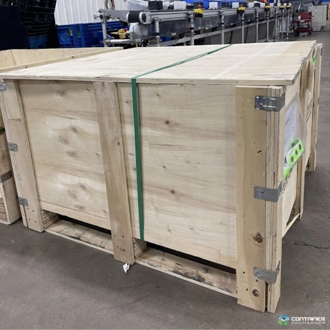 Wood Crates For Sale: Used 43x43x28 Wood Crates with Lids Michigan In Michigan - image 3 Wood Crates For Sale: Used 43x43x28 Wood Crates with Lids Michigan In Michigan - image 3
