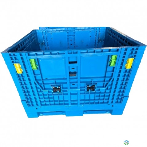 Pallet Containers For Sale: New 45x48x34 Collapsible Pallet Container with 2 Drop Doors Ohio In Ohio - image 1 Pallet Containers For Sale: New 45x48x34 Collapsible Pallet Container with 2 Drop Doors Ohio In Ohio - image 1